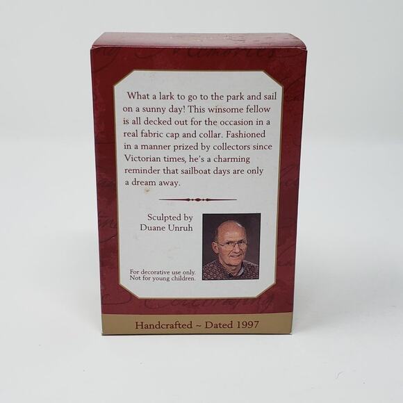 1997 Hallmark Sailor Bear Handcrafted Keepsake Holiday Christmas Ornament. - Picture 2 of 7